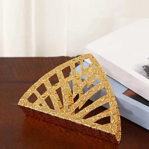Gold Serviette holder
