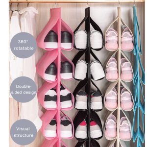 12 grid shoe/handbag storage bag, hanging storage bag