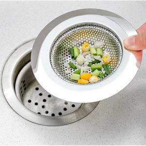 Stainless steel sink strainer