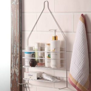 Shower caddy small white in colour