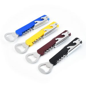 Cockscrew with bottle opener plastic