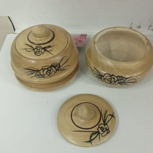 Wooden Sugar Bowl