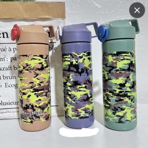 Jeshi plastic water bottle with straw, 1L water bottle
