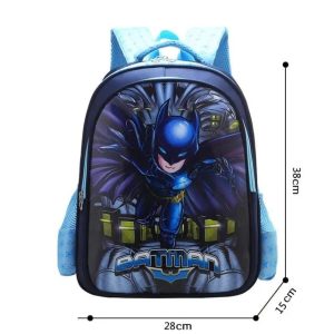 #168 batman/hello kitty kids school bag