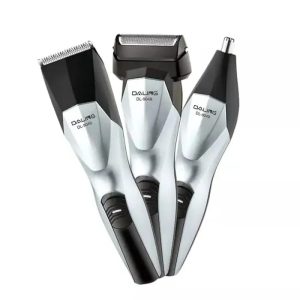 Daling – 3 in 1 Grooming Kit Electric Hair Clipper, Razor (Shaver), Nose Trimmer Stainless Steel Outer Foil – Model: DL-9049