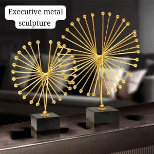 Spike Wheel decor, spike wheel metal decor