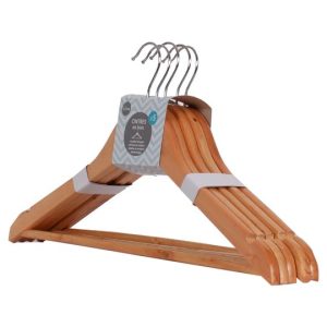 wooden,Trouser hanger set of 3