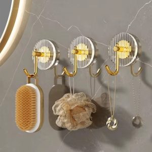 2pc gold and silver big hook