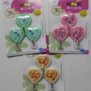 Love shaped hooks/stickers