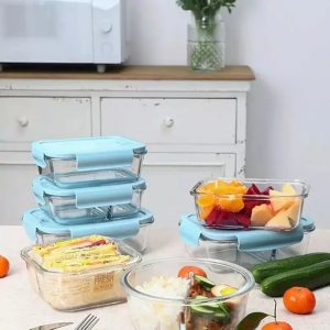 3pcs glass dish
