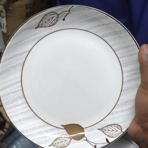 Plate size 9 leaf pattern