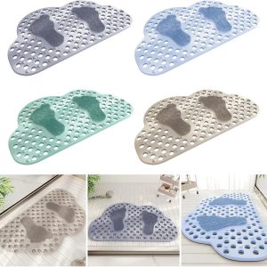 Two feet cloud bathroom mat