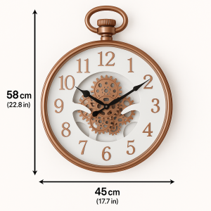 Large Gear Wall clock