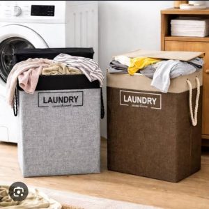 Jute roap laundry  basket coffee 70 L